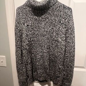 Lands' End Monochrome Knit Sweater